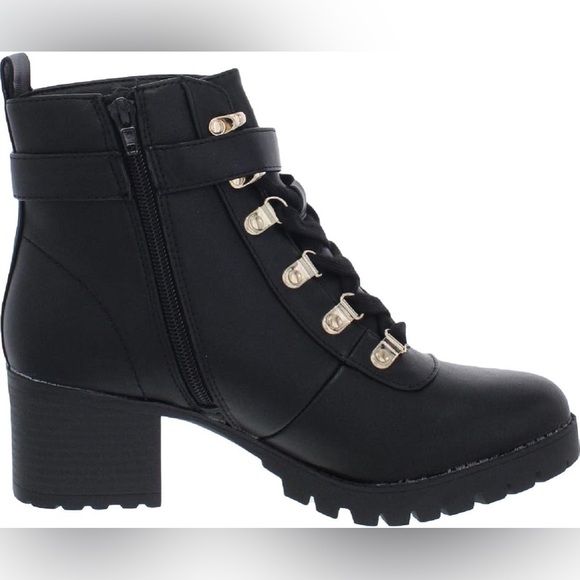 Hillari Lug-Sole Hiker Booties, Created for Macy's - Picture 2 of 4